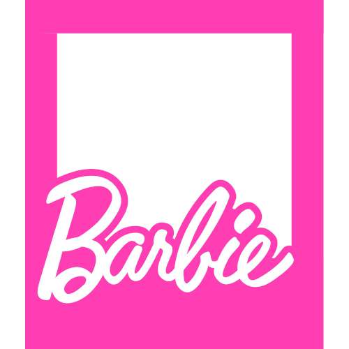 Barbie Photo Prop Frame - Click Image to Close